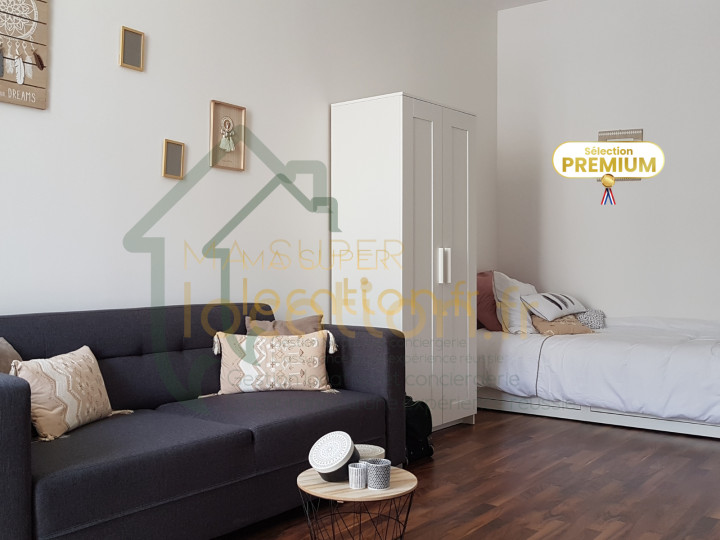 
                                                Location
                                                 Magnifique studio meublé, complètement rénové