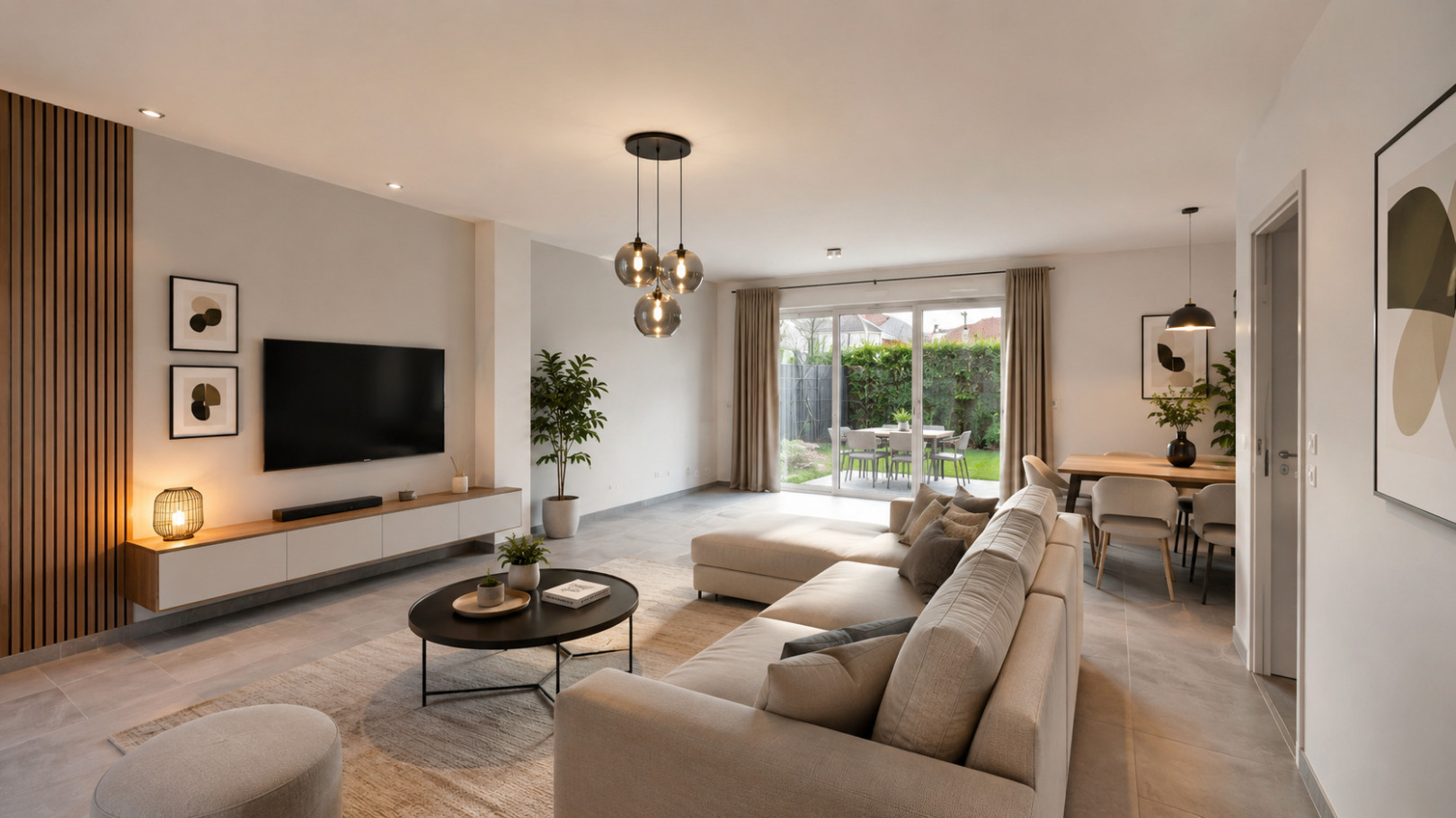 
                                                Vente
                                                 Maison 106m2 - Jardin 130m2 et garage