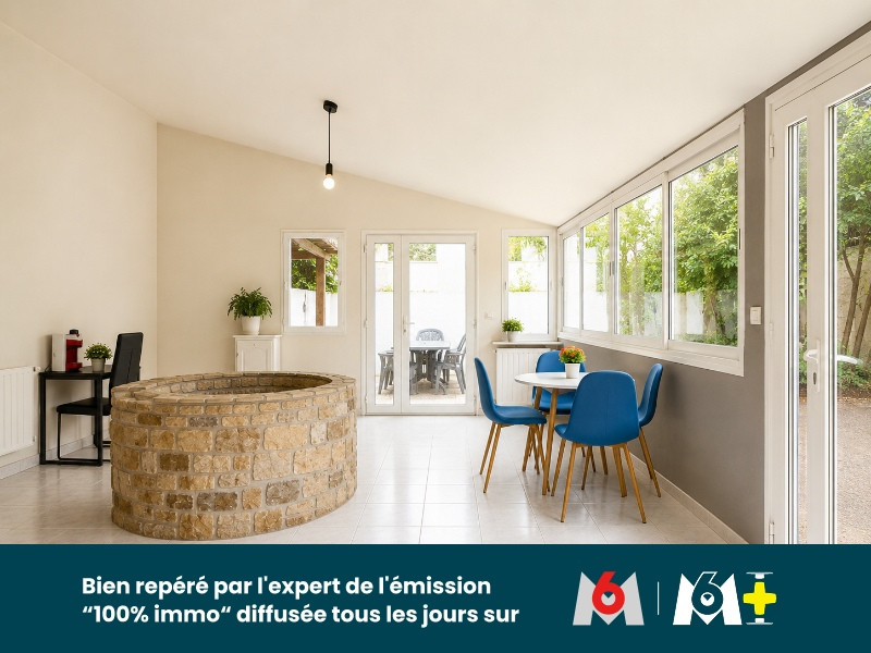 
                                                Vente
                                                 MAISON - 122 m2 - 3 CHAMBRES - JARDIN