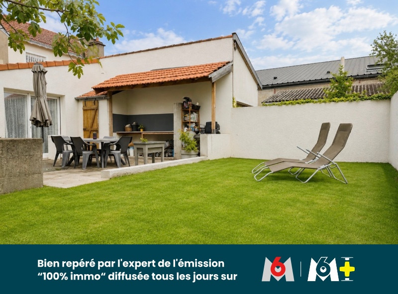 
                                                Vente
                                                 MAISON - 122 m2 - 3 CHAMBRES - JARDIN