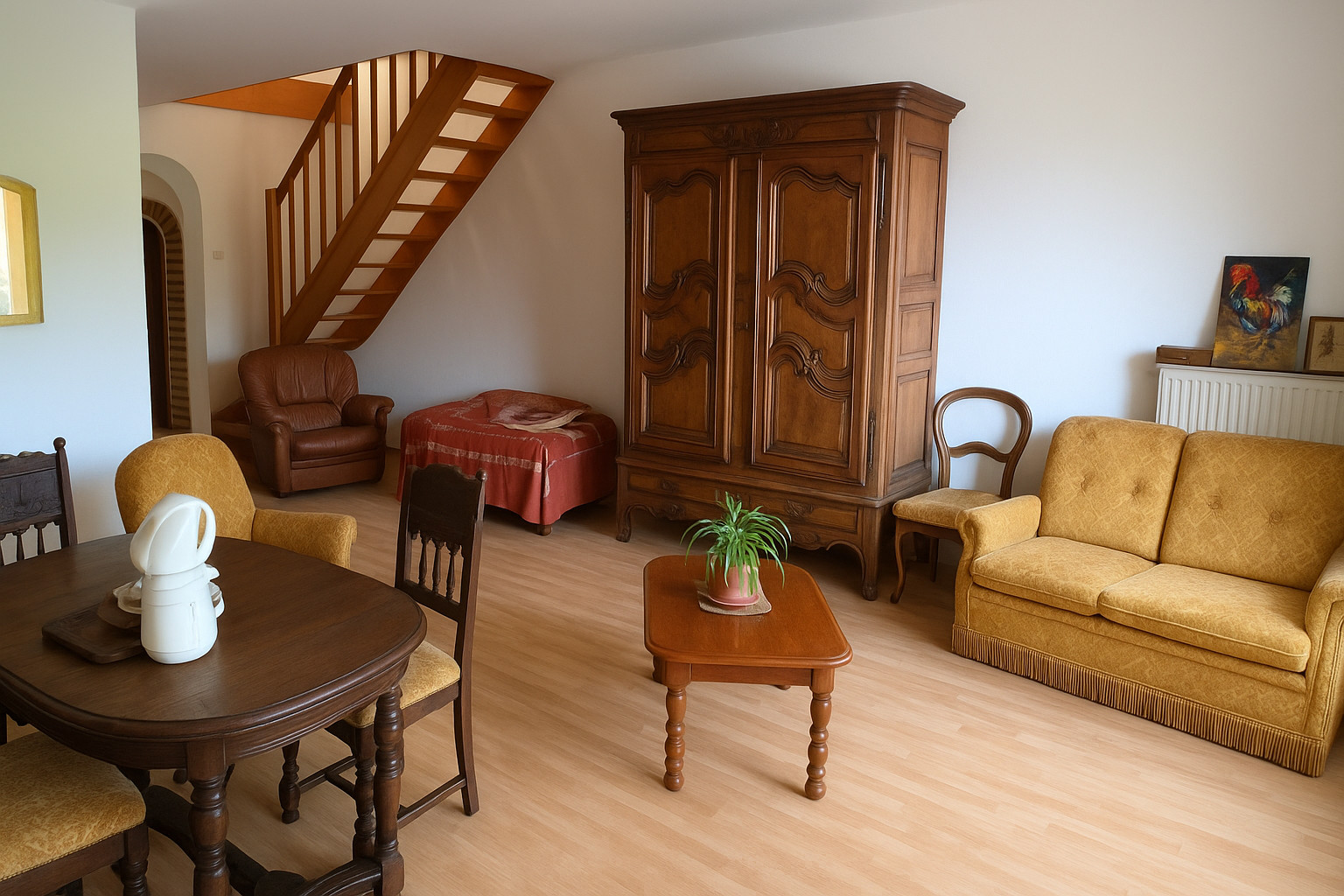 
                                                Vente
                                                 MAISON  3 CHAMBRES