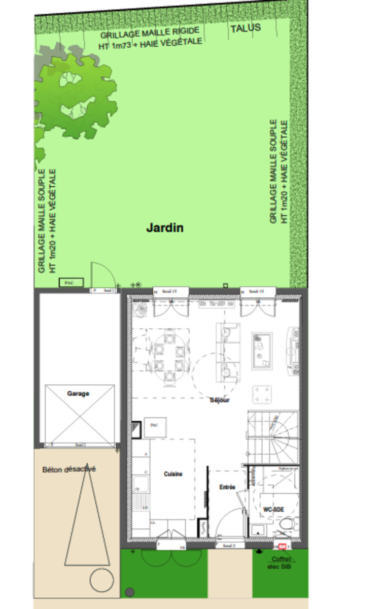 
                                                Vente
                                                 Maison 4 pièces avec jardin a Thoiry