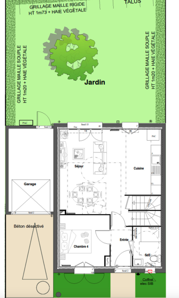 
                                                Vente
                                                 Maison 5 pièces avec jardin a Thoiry