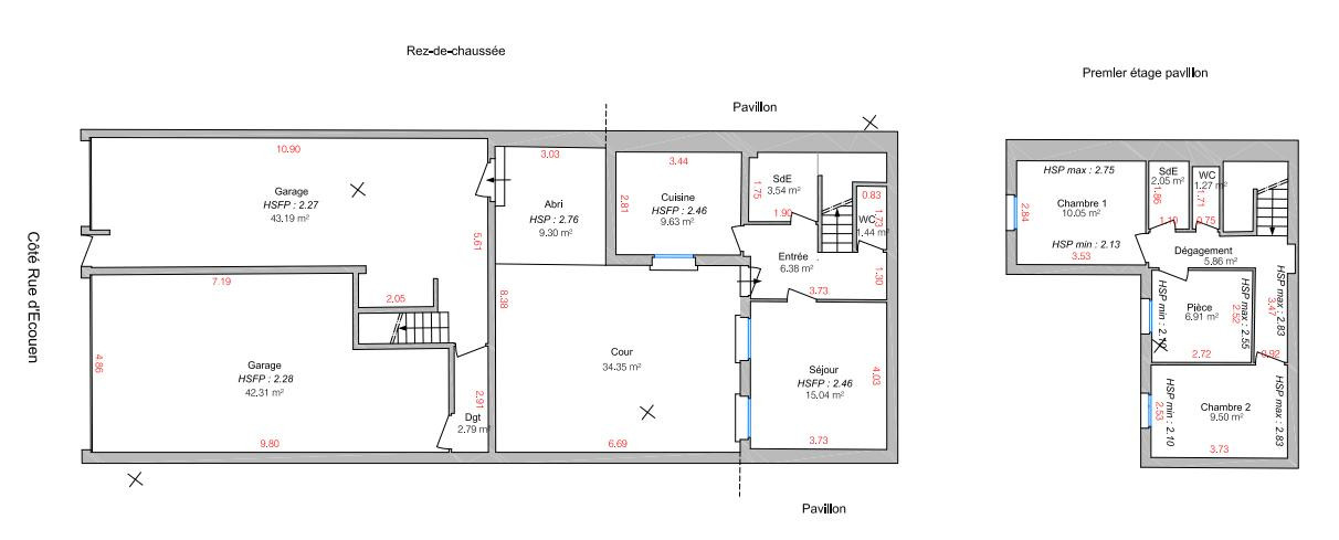 
                                                Vente
                                                 Maison 5 pièces et deux F3 indépendants