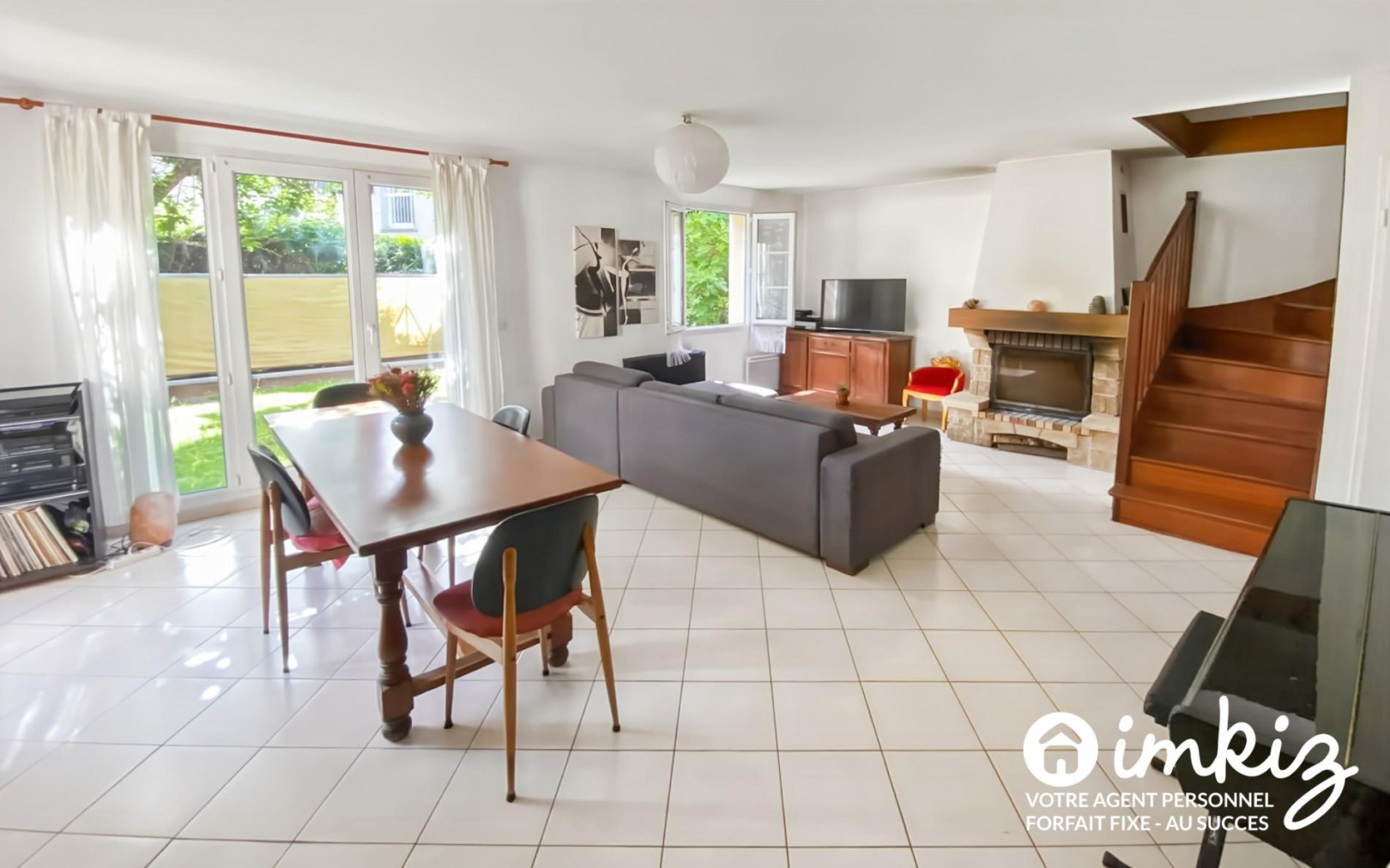 
                                                Vente
                                                 Maison 6 pièces : 4 chambres, 2WC, garage, jardin
