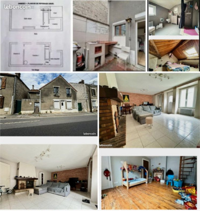 
                                                Vente
                                                 Maison a Maisse 62 m2, cour 6m2, 3 ps 2 chambres
