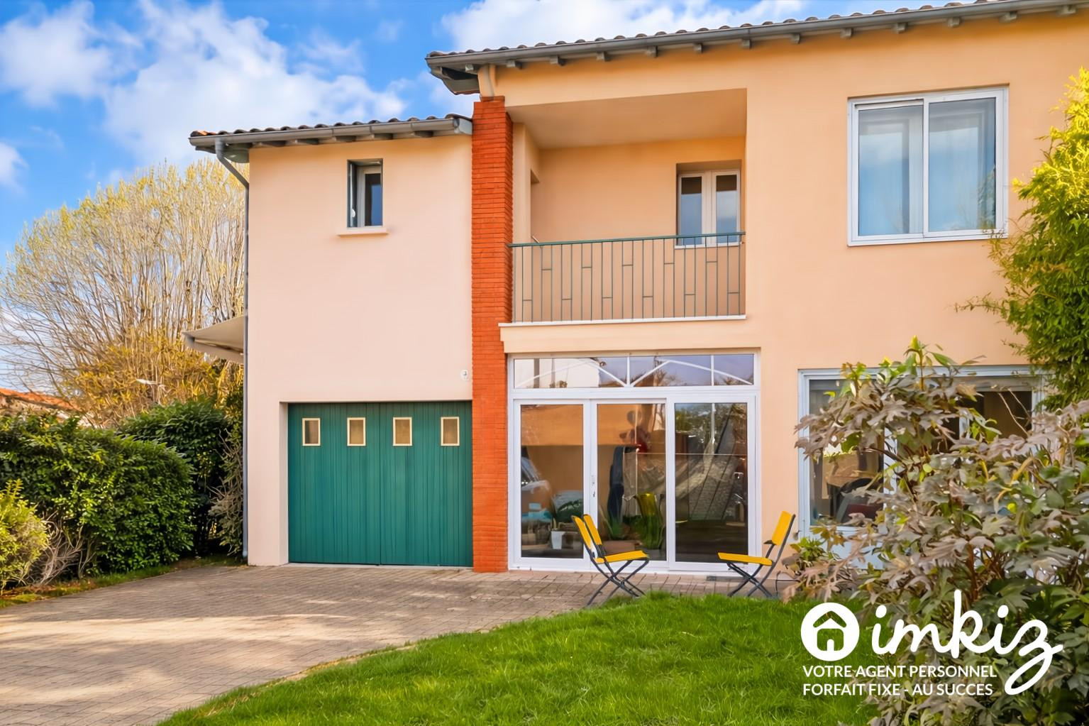 
                                                Vente
                                                 Maison avec jardin - 4 ch – Metro/Tram -  Blagnac