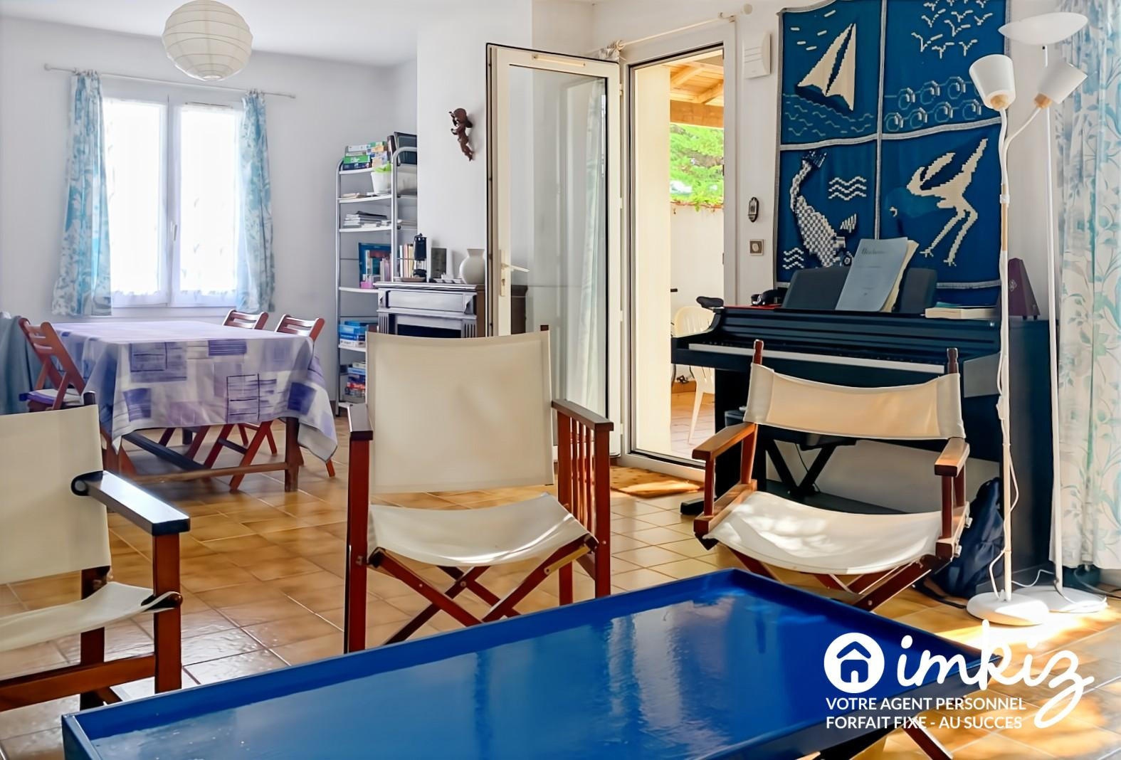 
                                                Vente
                                                 Maison calme, proche de la mer, 3 ch., avec patio