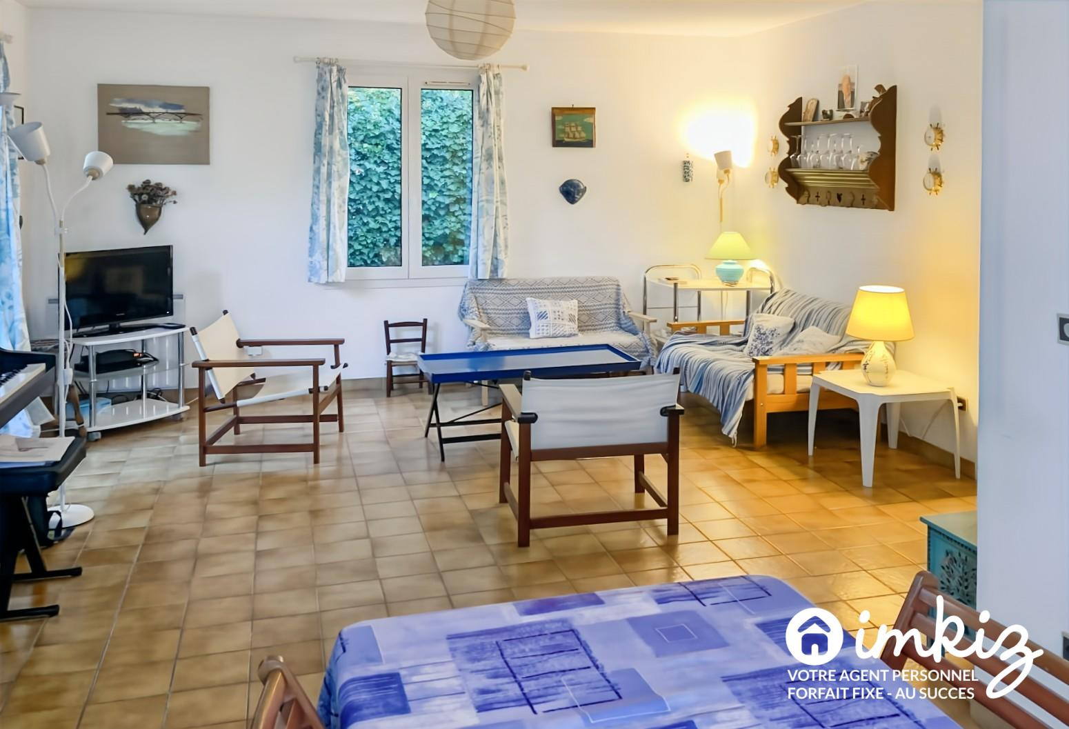 
                                                Vente
                                                 Maison calme, proche de la mer, 3 ch., avec patio
