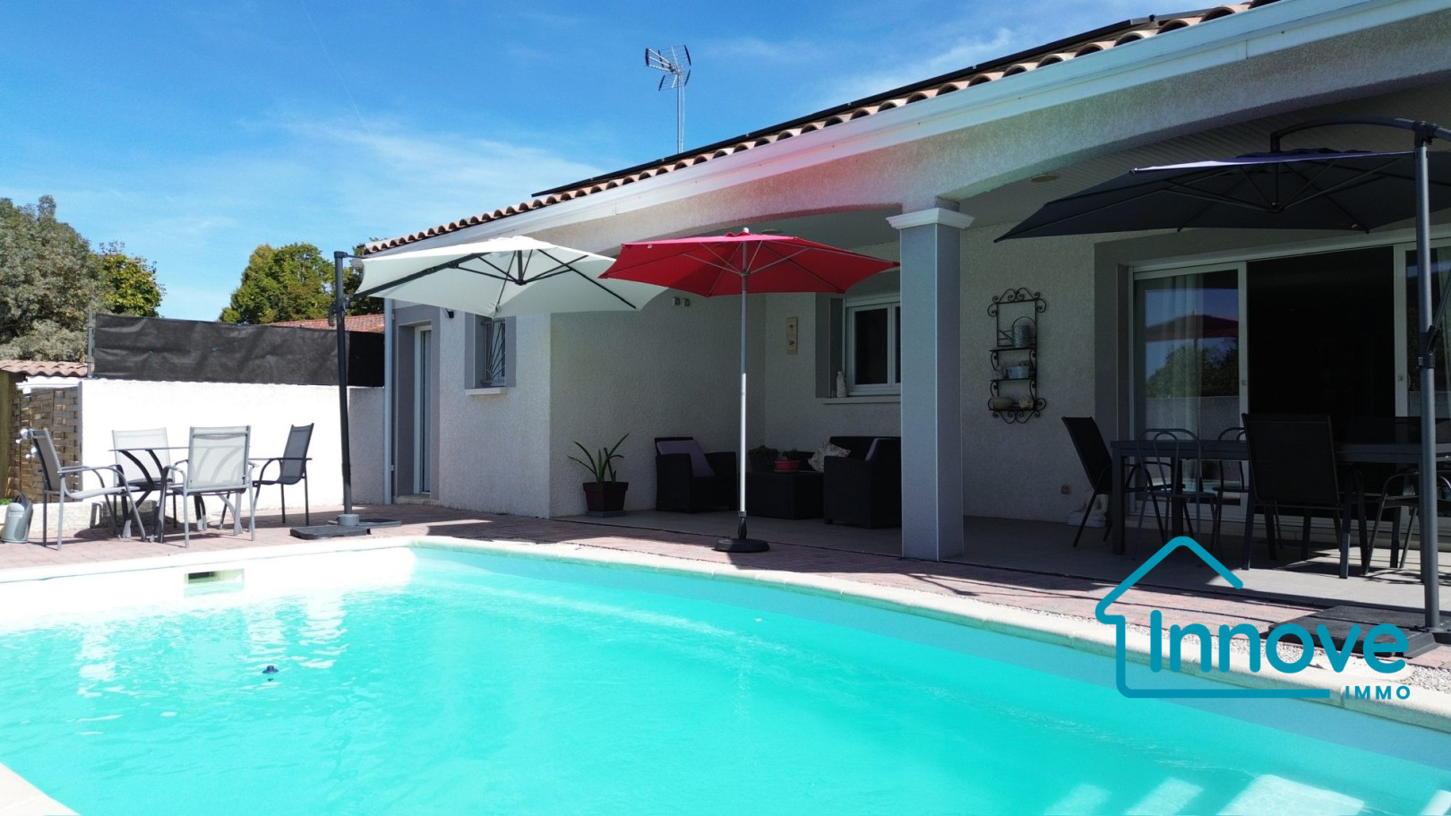 
                                                Vente
                                                 Maison confortable de plain-pied – 120 m² – 4 chambres –