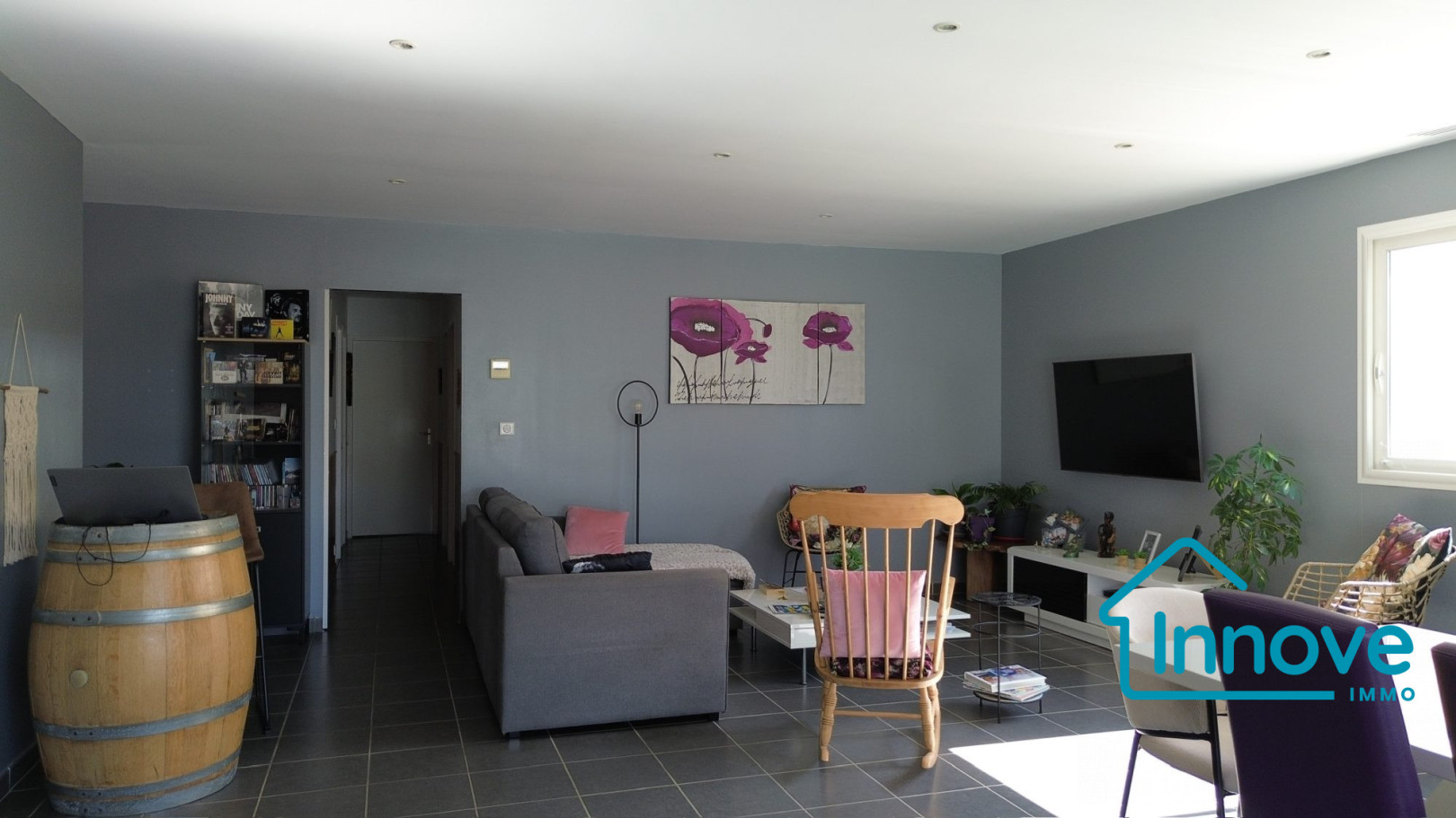 
                                                Vente
                                                 Maison confortable de plain-pied – 120 m² – 4 chambres –