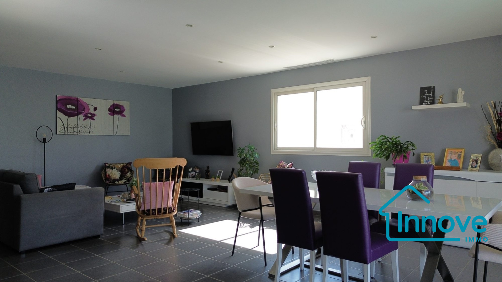 
                                                Vente
                                                 Maison confortable de plain-pied – 120 m² – 4 chambres –