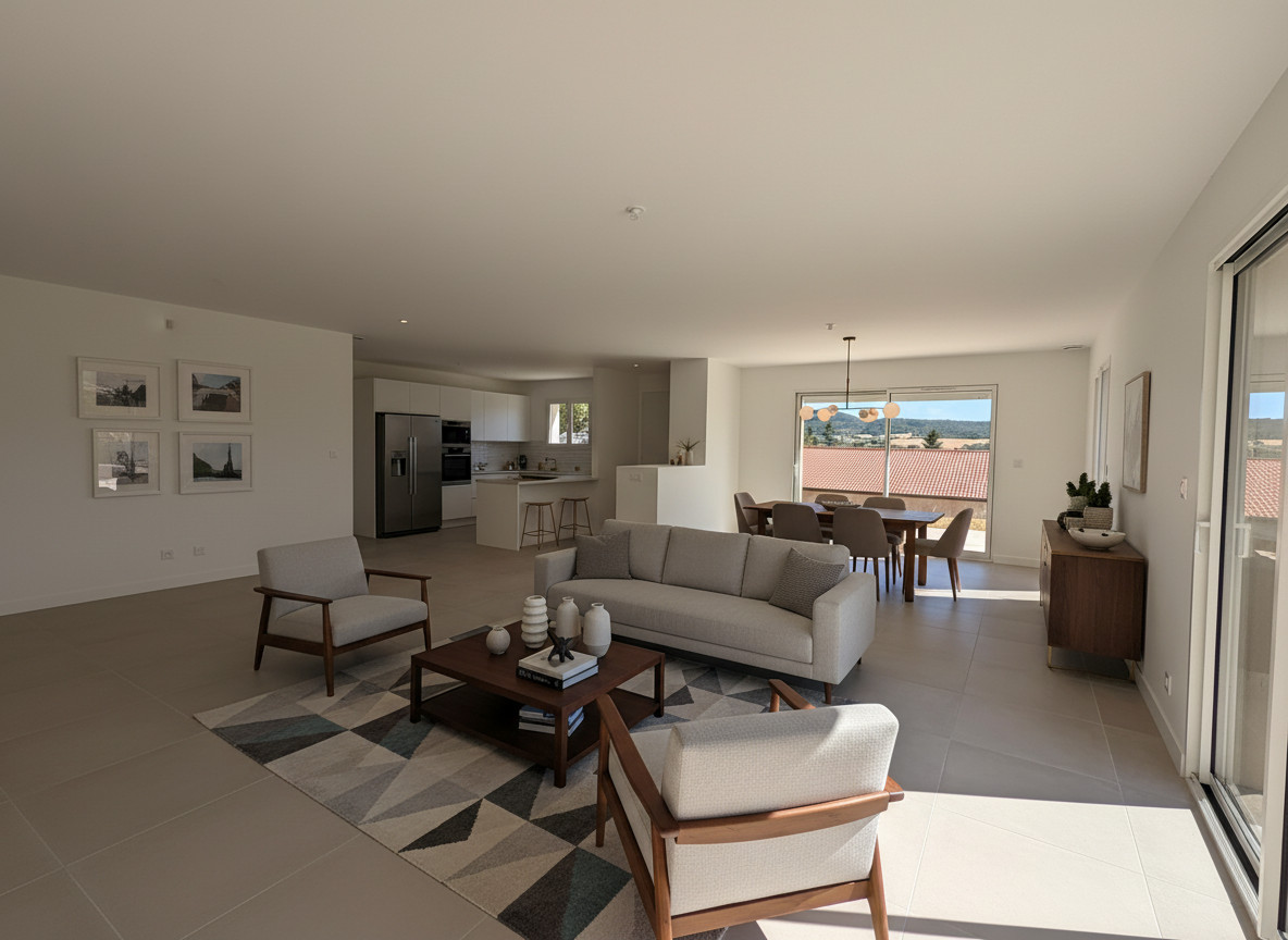 
                                                Vente
                                                 Maison contemporaine neuve - vue dégagée