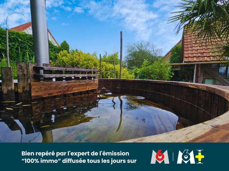 
                                                Vente
                                                 Maison d’artiste avec piscine naturelle, sauna et dépendance – 12 ares – Algolsheim