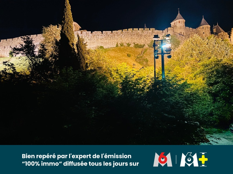 
                                                Vente
                                                 Maison d’exception face a la cité de Carcassonne avec SPA