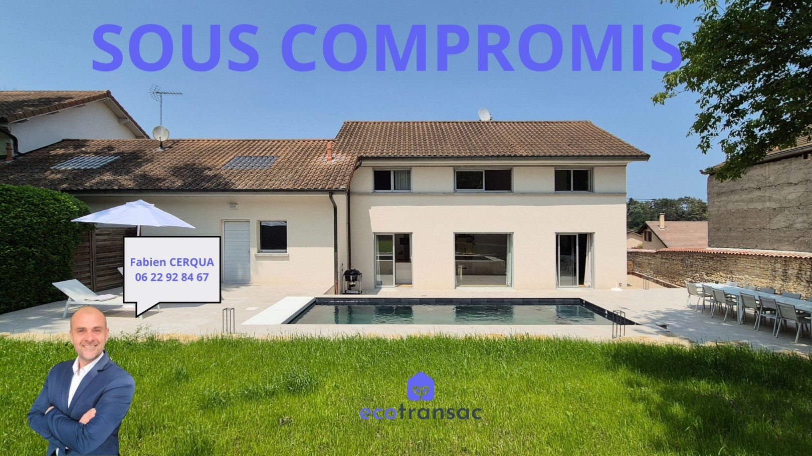 
                                                Vente
                                                 Maison d'architecte de 148 m² sur 1262 m² de terrain