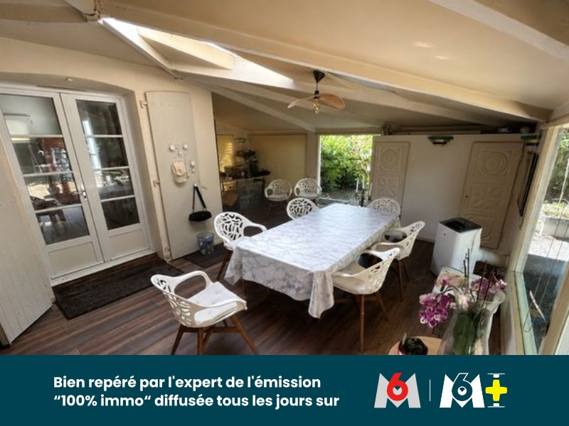 
                                                Vente
                                                 MAISON D'ARTISTE EN PIERRES 141M2 3 CHAMBRES + 1 BUREAU + 1 STUDIO + VERANDA 27M2 AVEC JARDIN LUXURIANT 1413M2 - VENDUE ENTIEREMENT MEUBLEE ET EQUIPEE