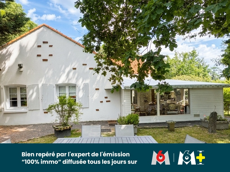 
                                                Vente
                                                 MAISON D'ARTISTE EN PIERRES 141M2 3 CHAMBRES + 1 BUREAU + 1 STUDIO + VERANDA 27M2 AVEC JARDIN LUXURIANT 1413M2