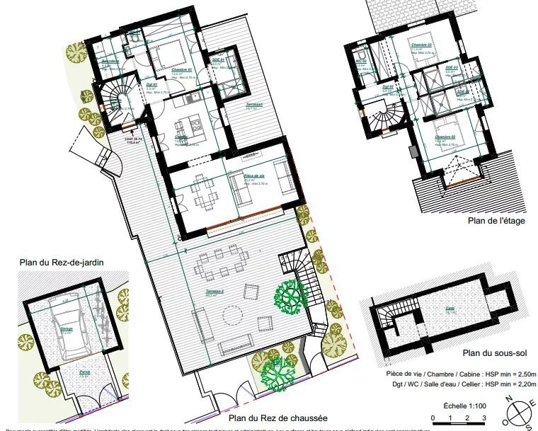 
                                                Vente
                                                 Maison de 110m2 avec extérieur terrasses et jardin à Arcachon
