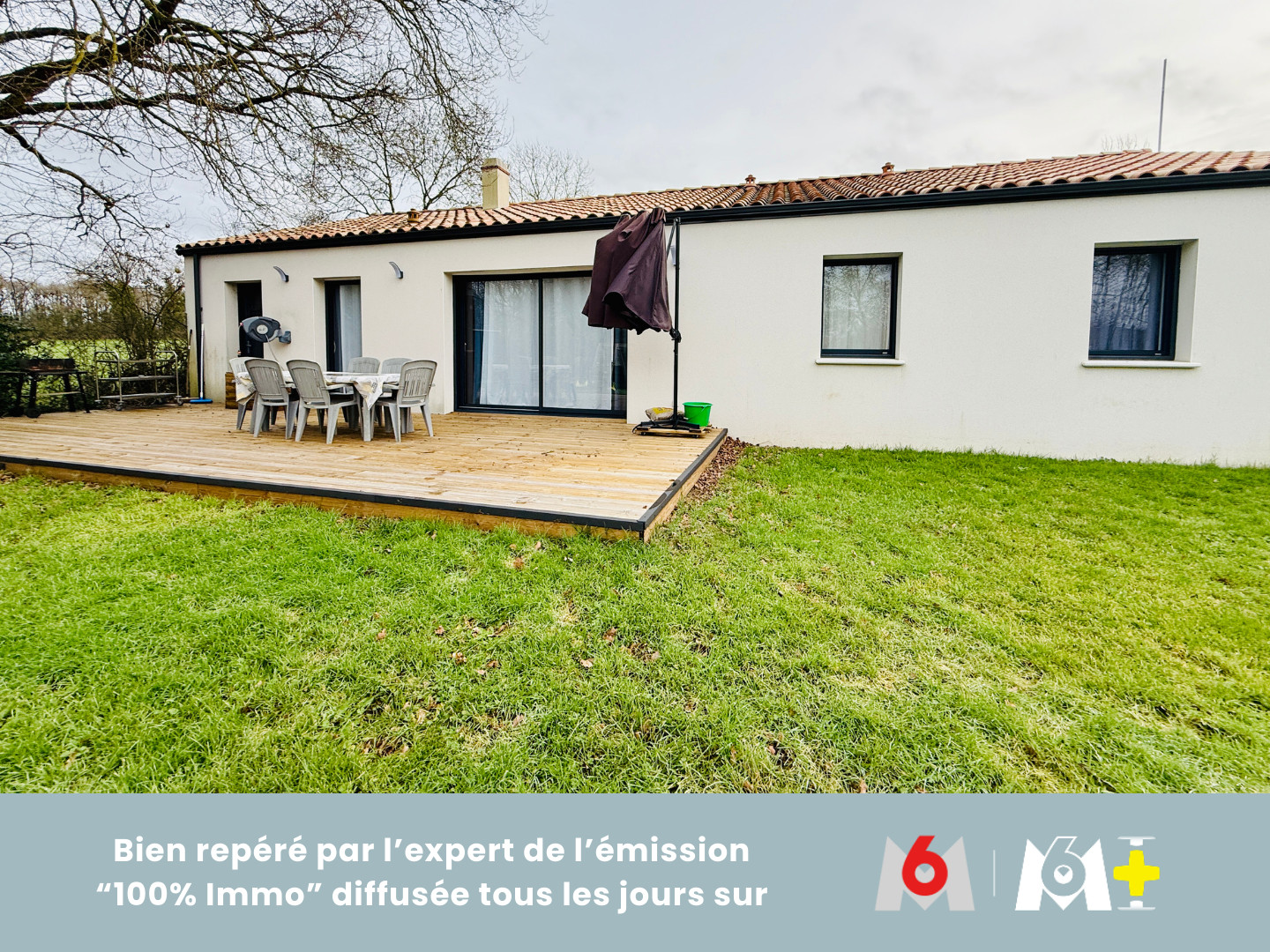 
                                                Vente
                                                 MAISON DE PLAIN-PIED - 5 CHAMBRES - GARAGE