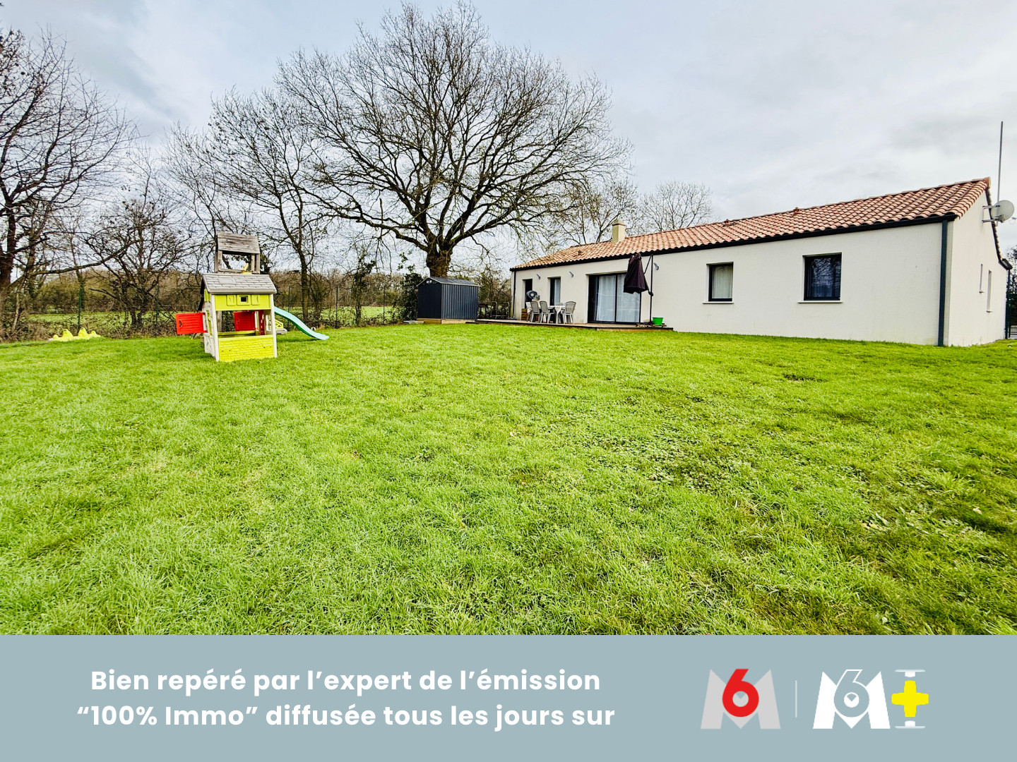 
                                                Vente
                                                 MAISON DE PLAIN-PIED - 5 CHAMBRES - GARAGE