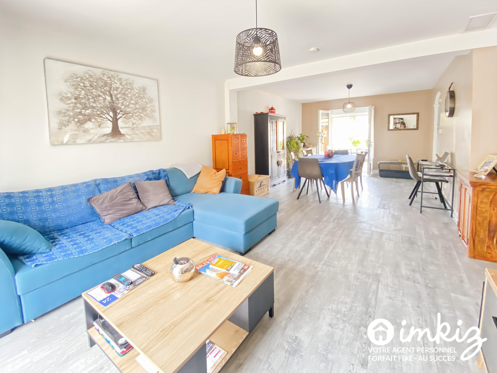 
                                                Vente
                                                 Maison de plain pied  avec jardin et garage