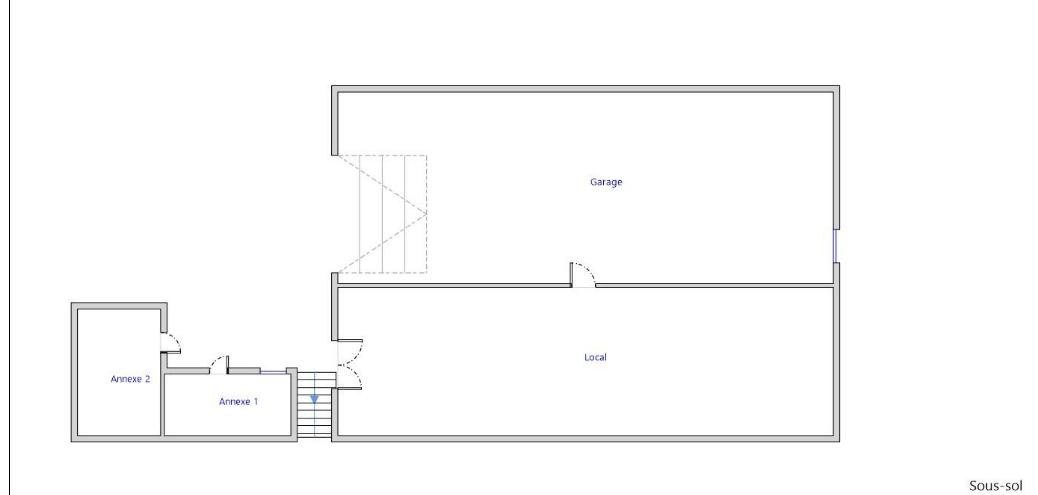
                                                Vente
                                                 Maison de village  rénovée fin des années 60