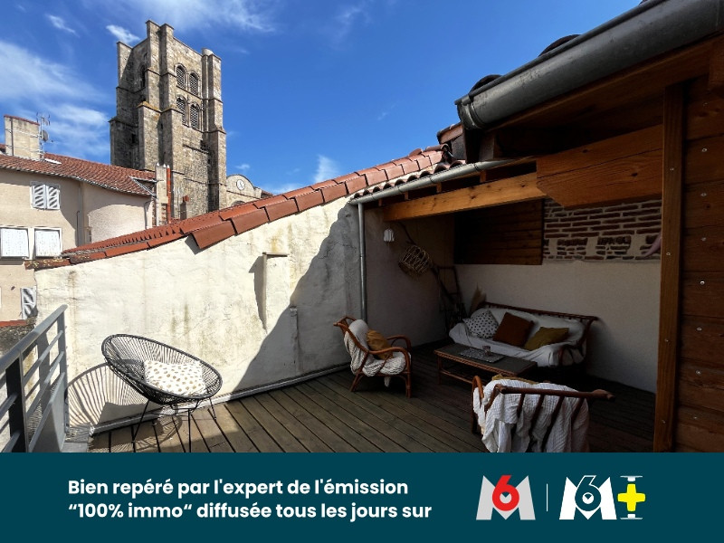 
                                                Vente
                                                 Maison de ville avec terrasse