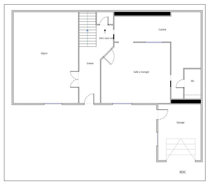 
                                                Vente
                                                 Maison de ville avec terrasse et garage