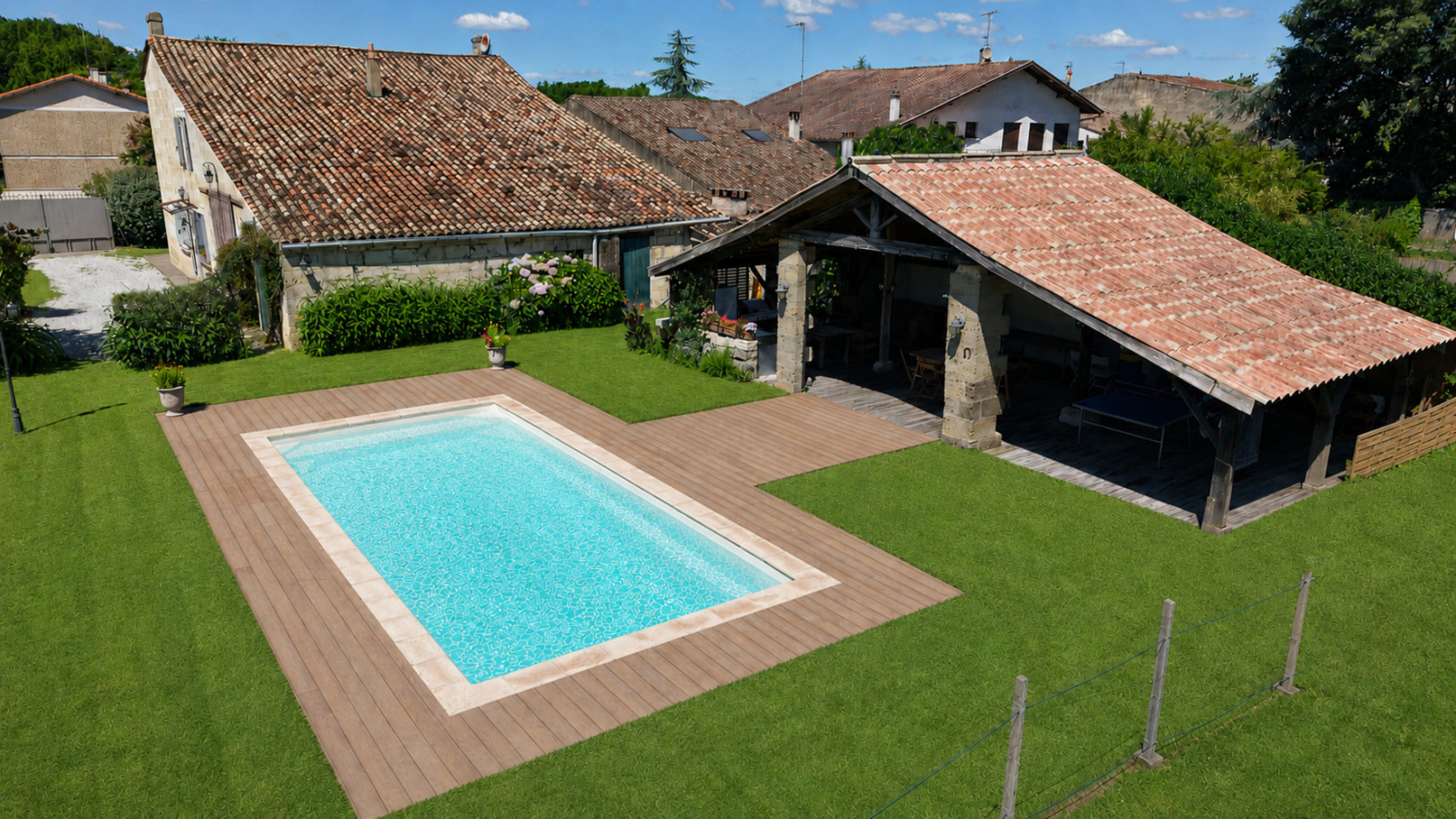
                                                Vente
                                                 Maison en pierre avec piscine et dépendances