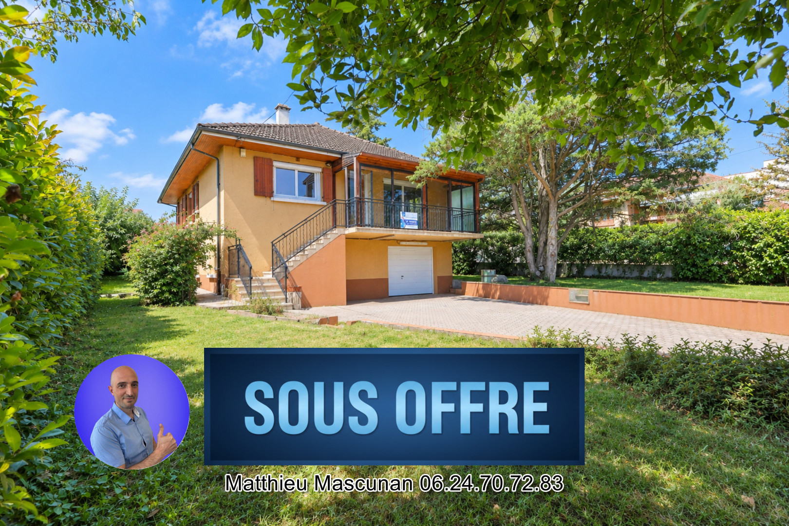 
                                                Vente
                                                 Maison familiale 96 m² habitable + sous-sol 100 m²