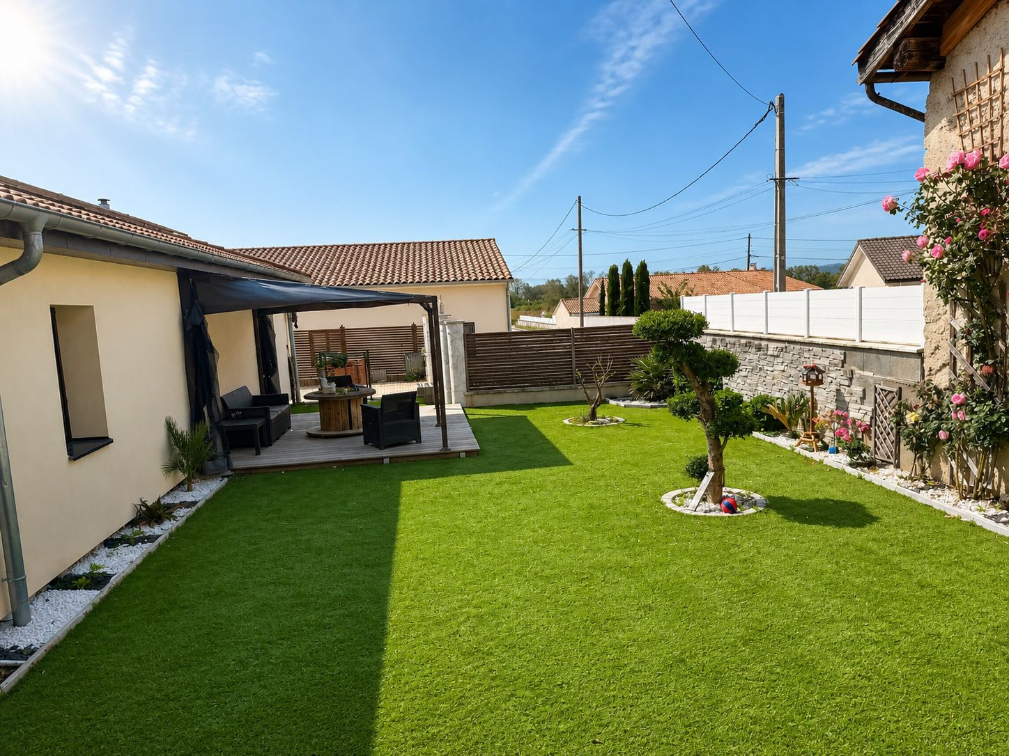 
                                                Vente
                                                 MAISON DE PLAIN-PIED – 120 m² – TERRAIN 532 m²