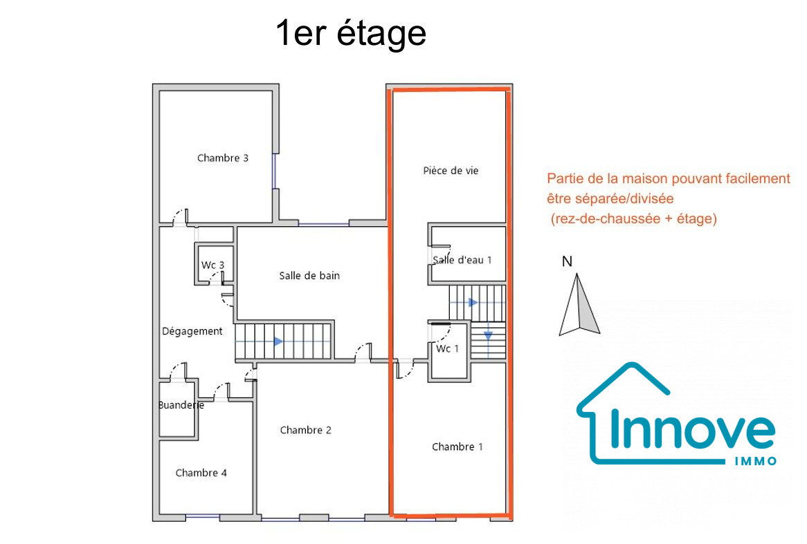 
                                                Vente
                                                 Maison familiale Grisolles avec gîte indépendant – 276 m² ?