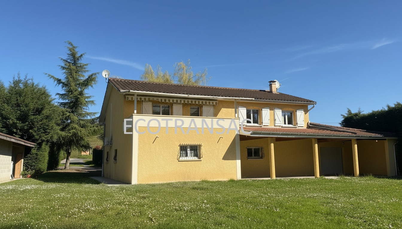 
                                                Vente
                                                 MAISON FAMILIALE SUR DEUX NIVEAUX – 250 M² – TERRAIN 2 300 M² – DPE B