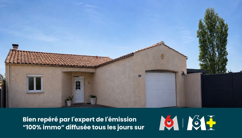 
                                                Vente
                                                 MAISON - PLAIN PIED - 2 CHAMBRES - BUREAU - GARAGE - JARDIN