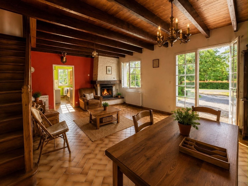 
                                                Vente
                                                 Maison plain pied 3 chambres avec grange attenante, terrain de 1150m2