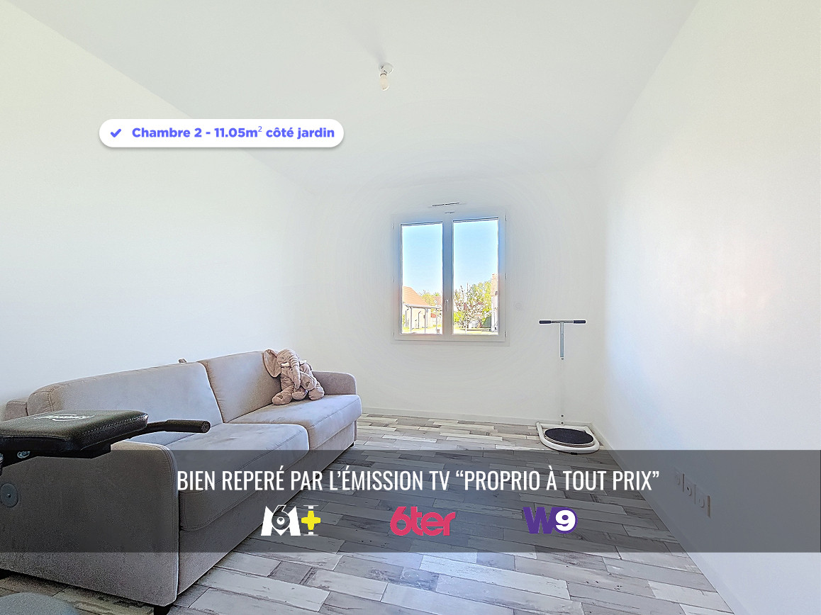 
                                                Vente
                                                 Maison Plain pied 93m3 - 3 chambres - Garage