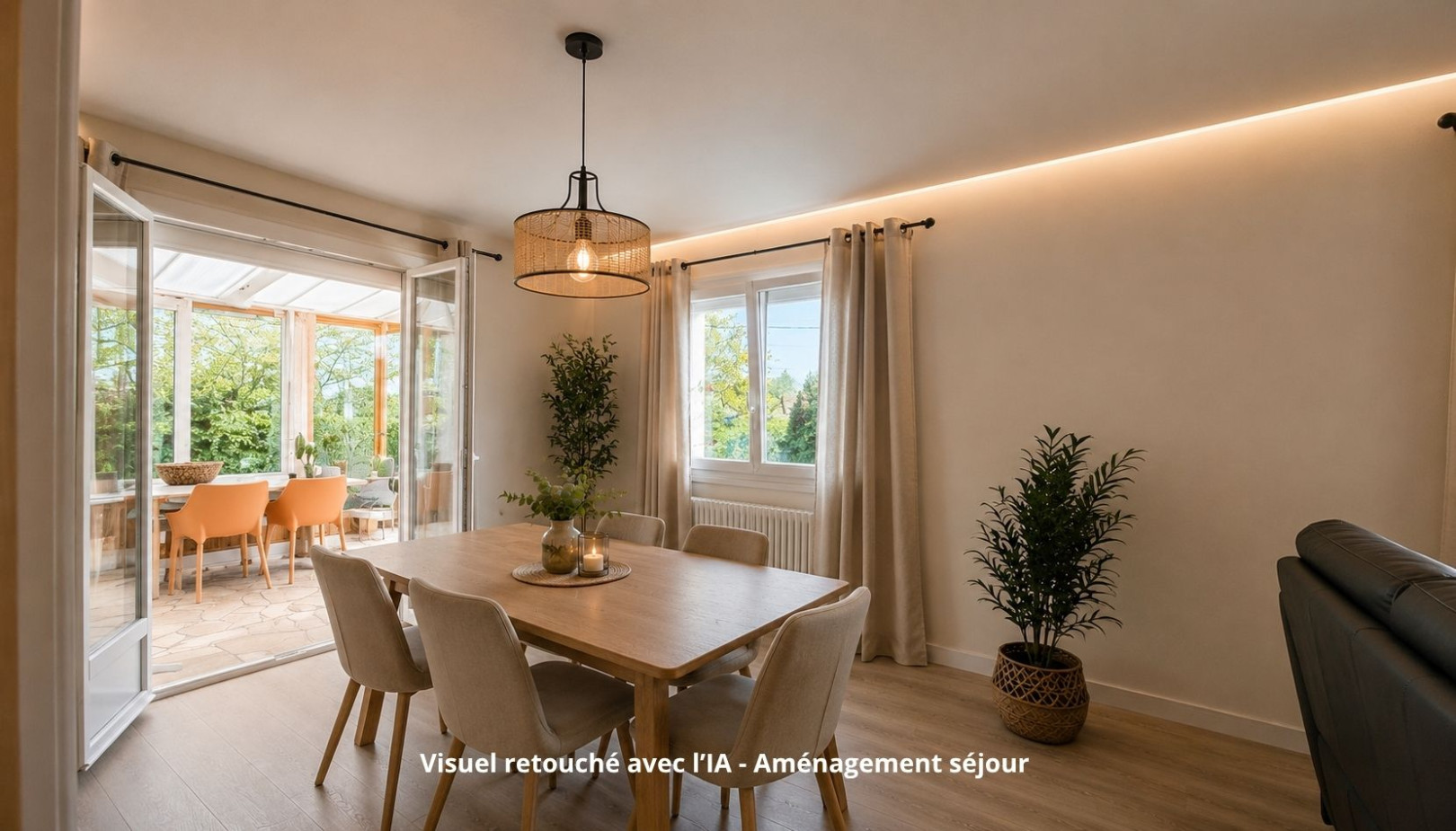 
                                                Vente
                                                 MAISON RENOVEE 145 m², GARAGE 40 m², TERRAIN 1 555 m², CORSANT-LA NEUVE