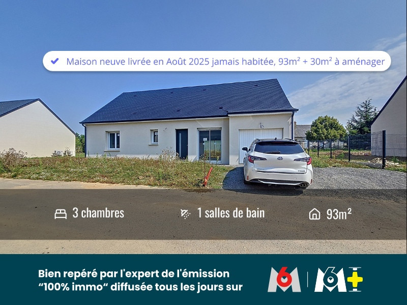 Vente
                                                 Maison Sonzay - 93m2 + 30m2 à aménager
