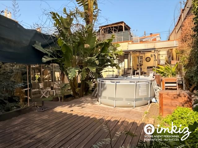 
                                                Vente
                                                 Maison T3 + dépendance, terrasse et jardin.