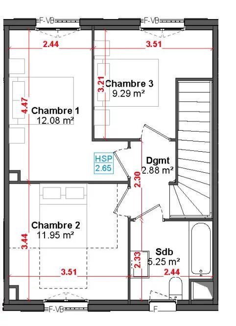 
                                                Vente
                                                 Maison T4 de plus de 83m2
