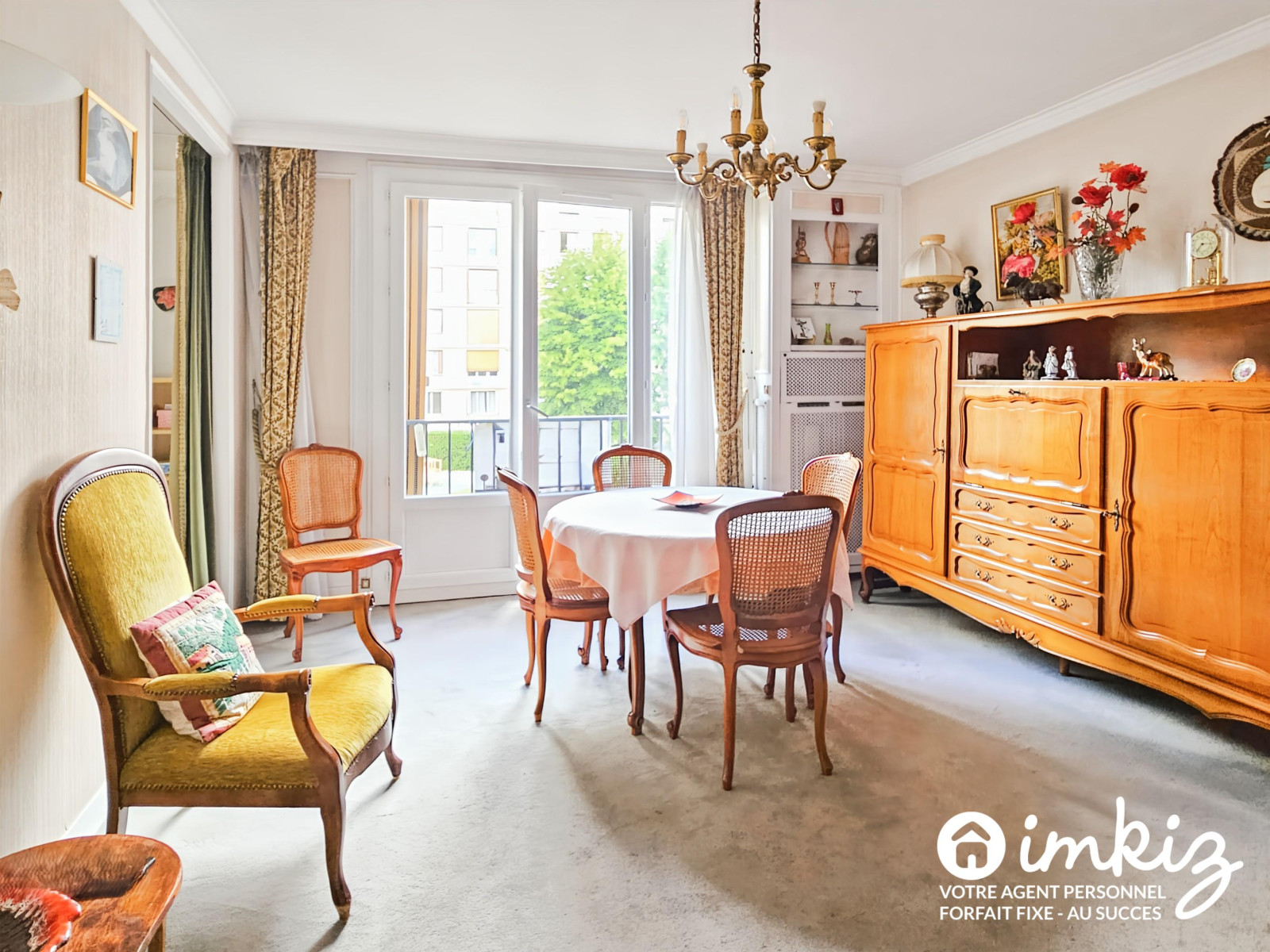 
                                                Vente
                                                 Métro Mairie d'Ivry –  4 pièces vue sur JARDIN