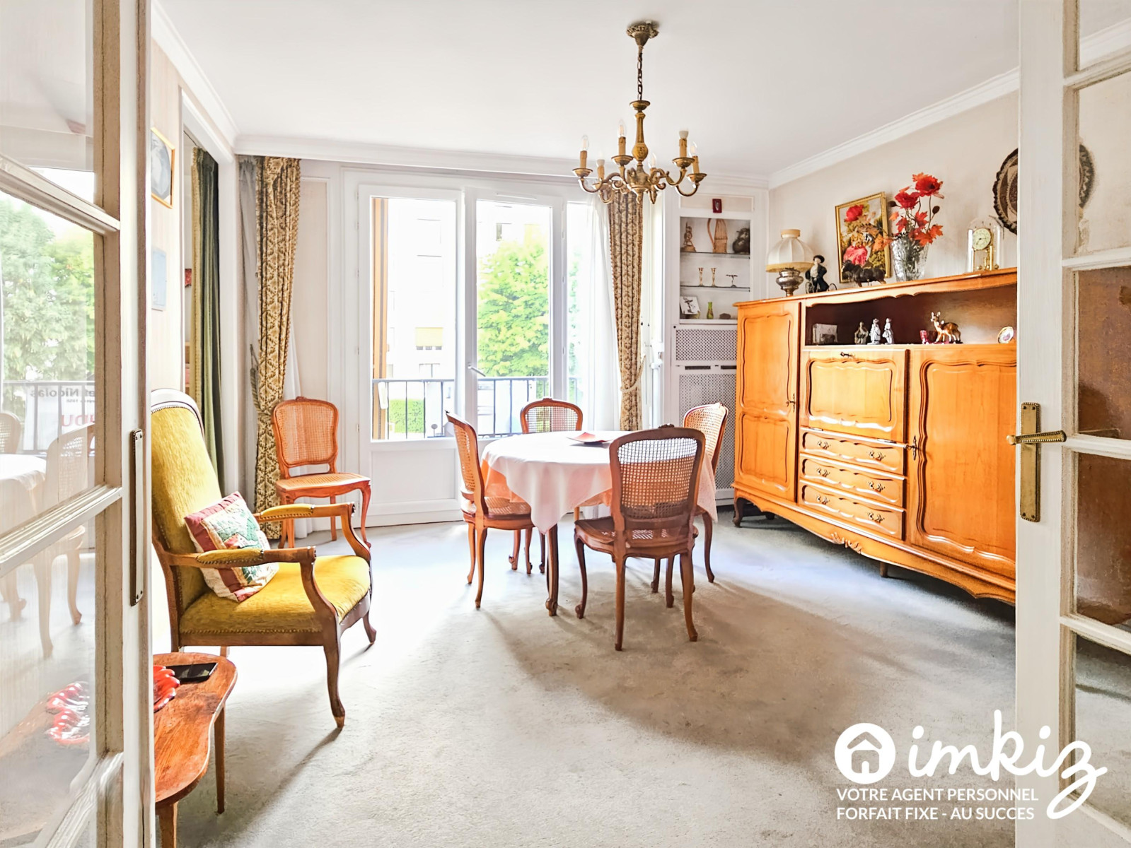 
                                                Vente
                                                 Métro Mairie d'Ivry –  4 pièces vue sur JARDIN