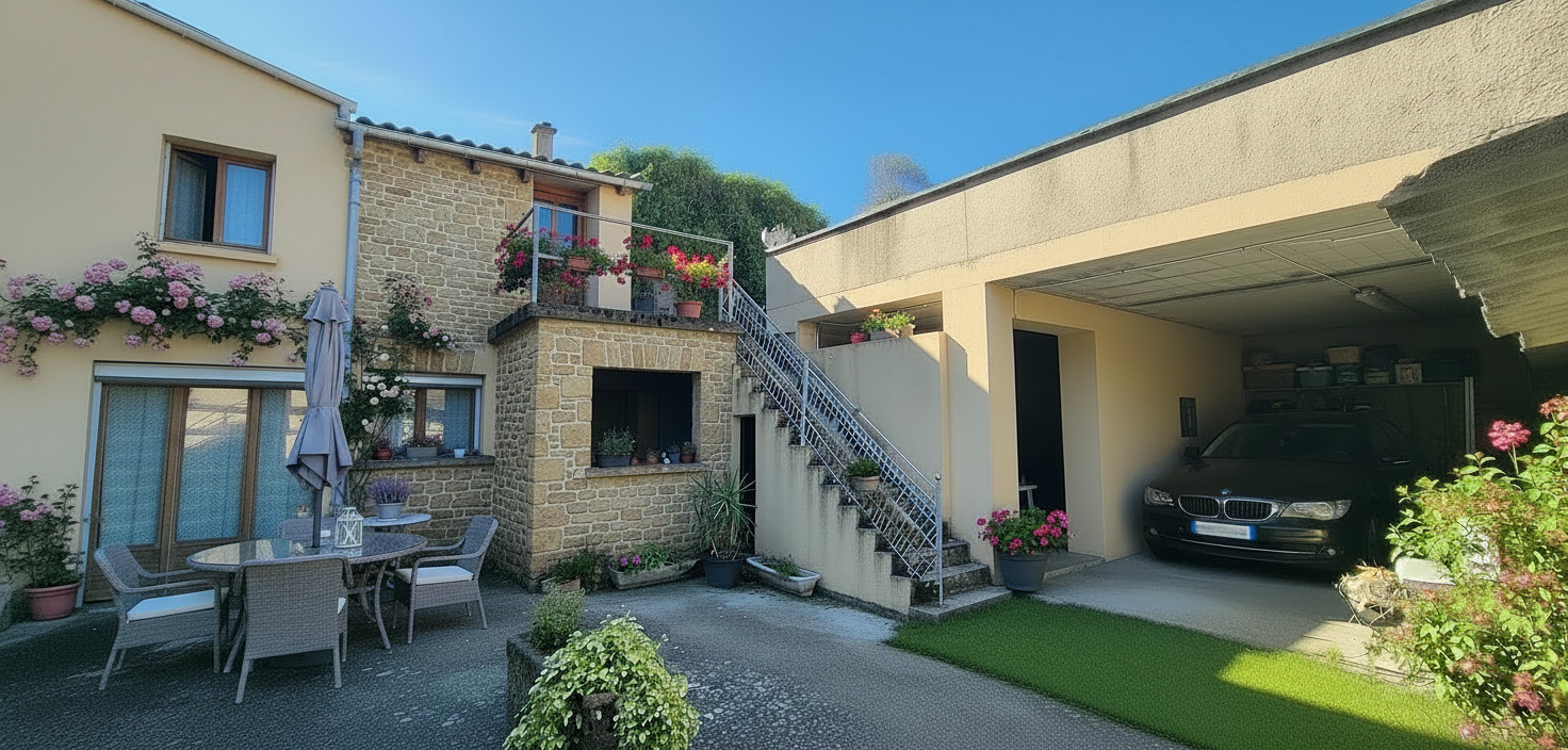 
                                                Vente
                                                 MILLERY - MAISON À RÉNOVER - 105 M² + 120 m² d’annexes