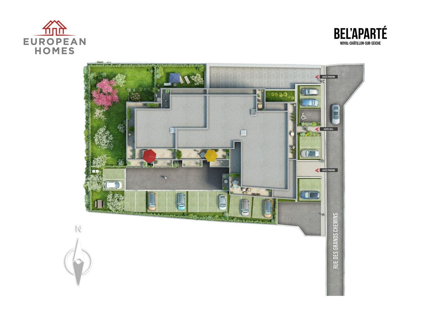 
                                                Vente
                                                 NEUF  T3 61 m² + TERRASSE 21 M²  NOYAL CHATILLON