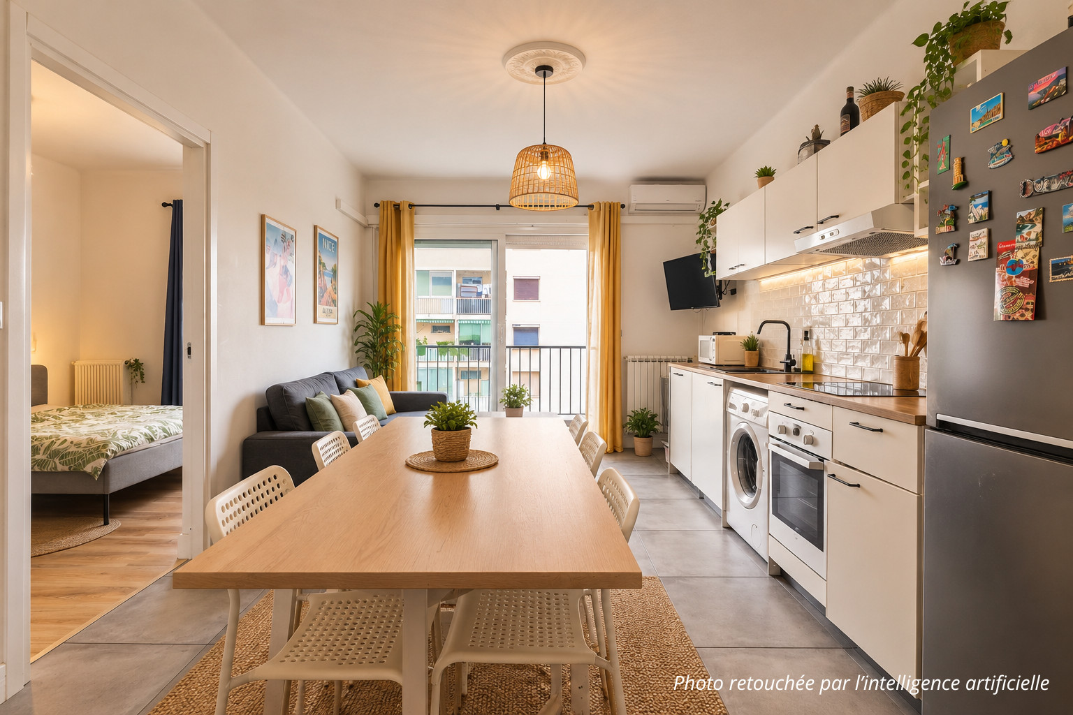 
                                                Vente
                                                 Nice - Caucade -Joli 4 pièces en étage avec terrasse et vue mer