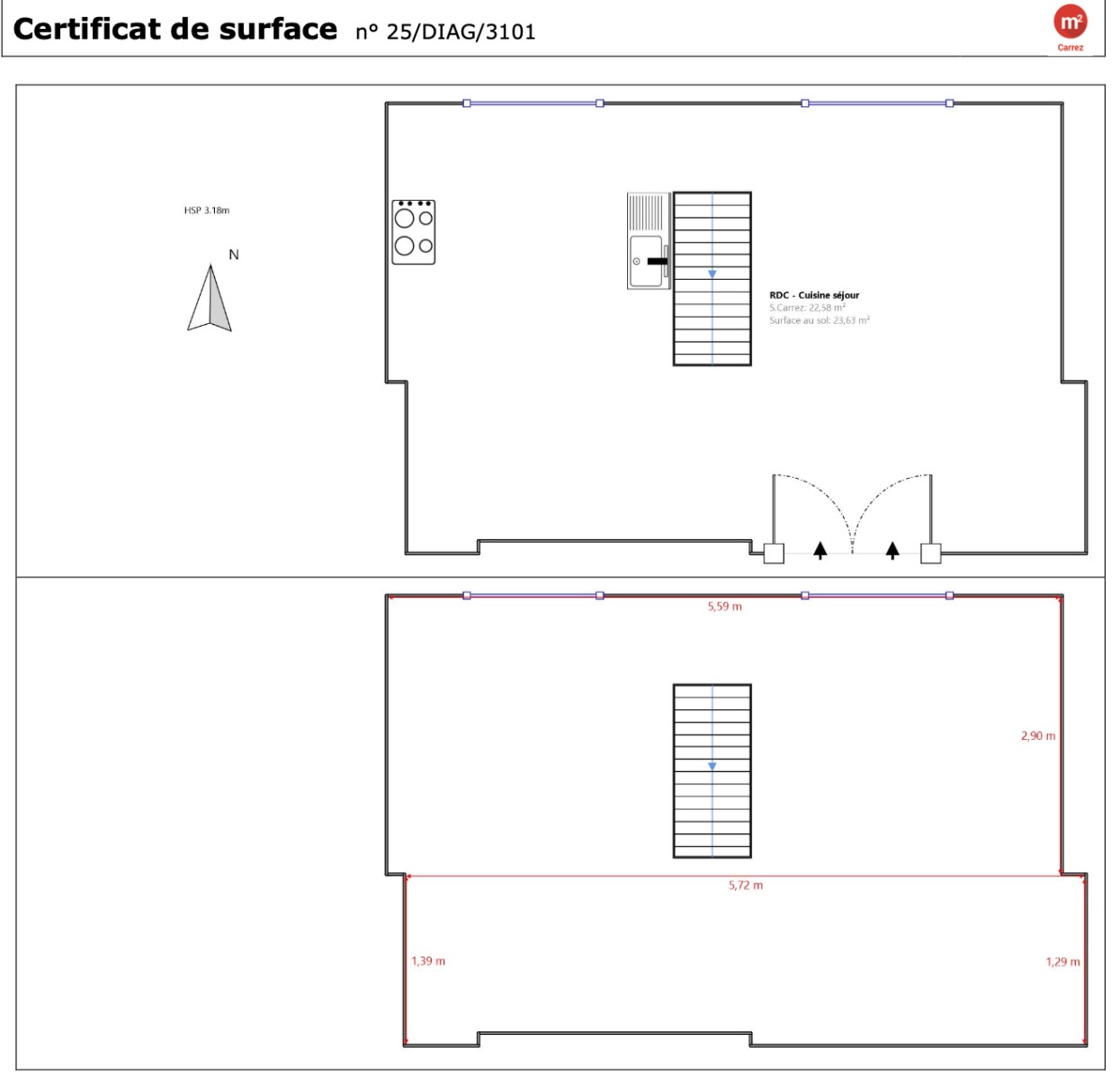 
                                                Vente
                                                 Nice Valrose - Charmant 2 pièces en duplex dans un Palais Belle Epoque entouré de jardins