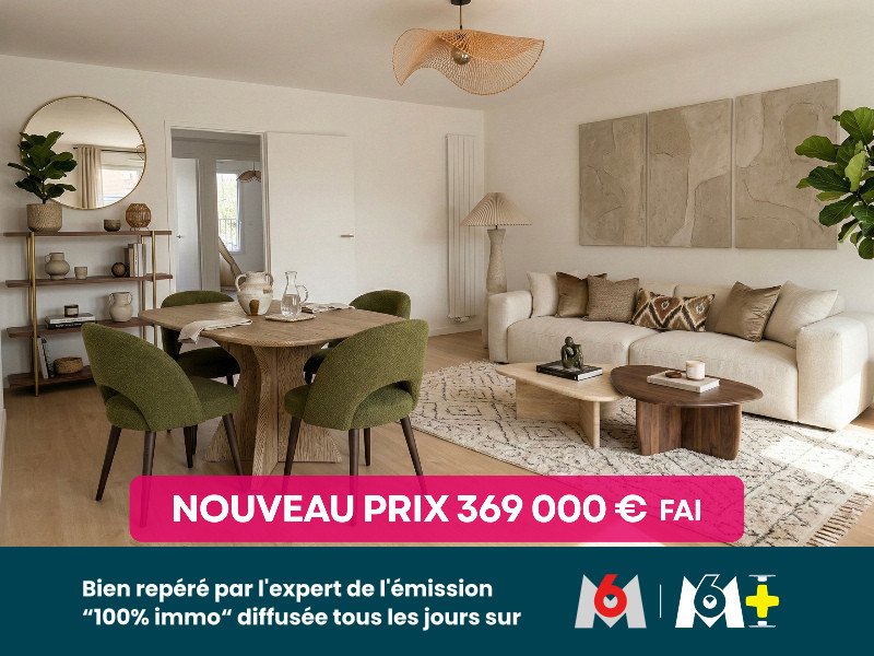 
                                                Vente
                                                 NOUVEAU PRIX – T3 NEUF - 75 m² avec balcon & parking – 369 000 € FAI