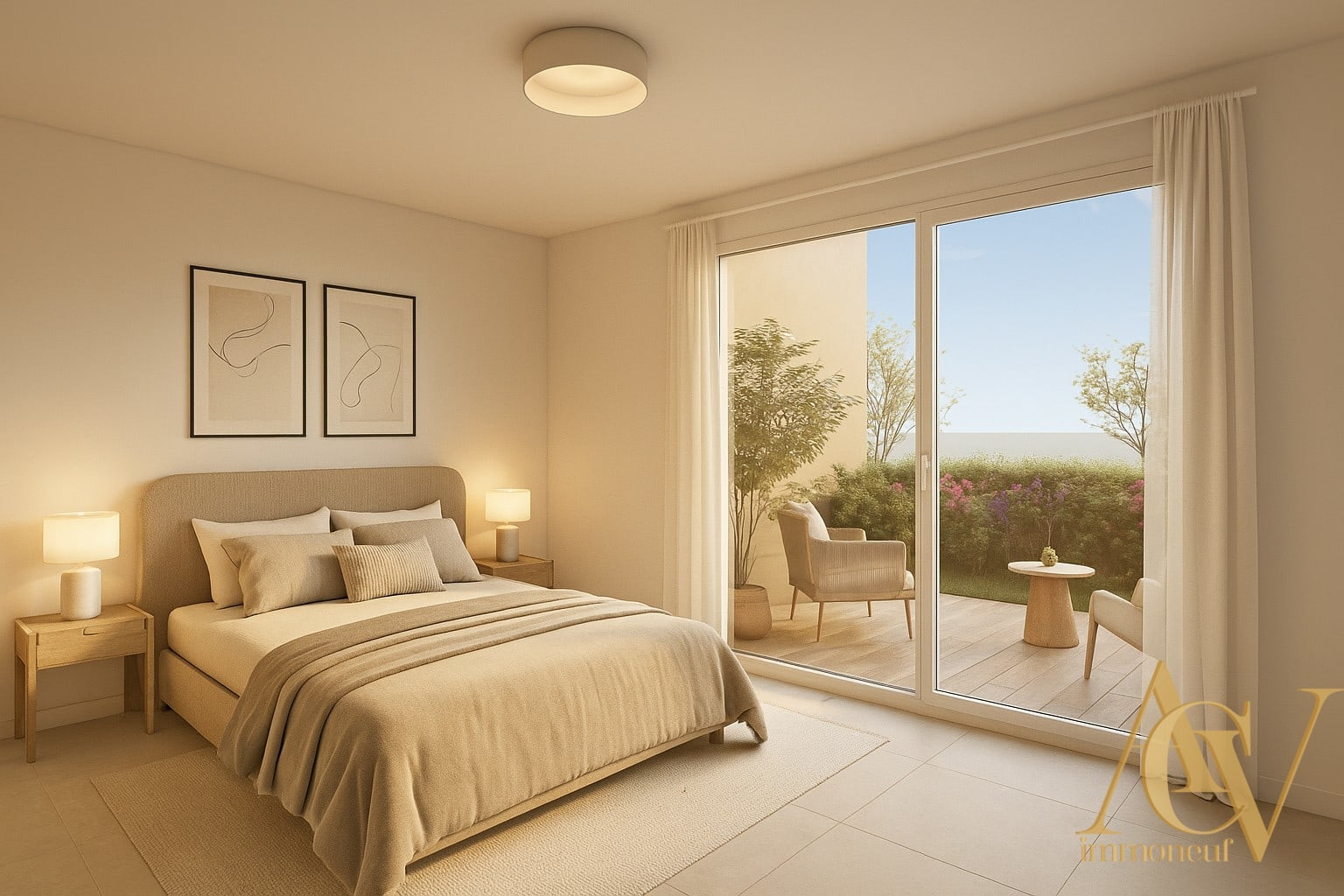 
                                                Vente
                                                 Nouveauté – 2 pièces avec grand jardin à Sanary