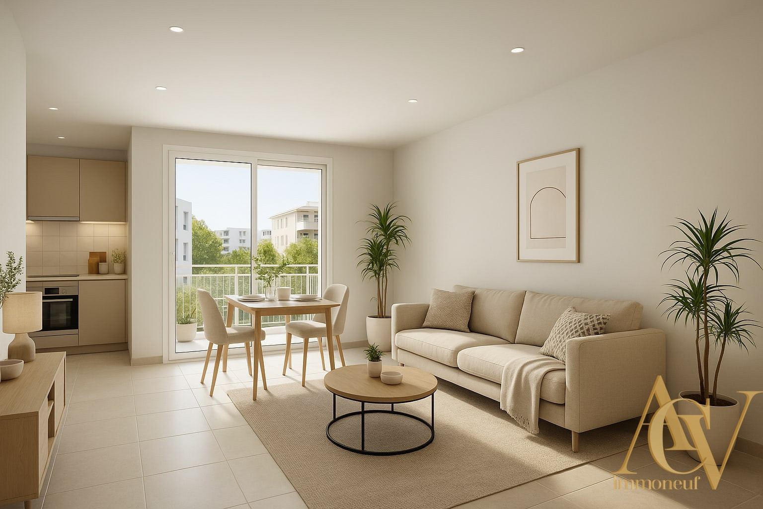 
                                                Vente
                                                 Nouveauté – 3 pièces dernier étage à Sanary